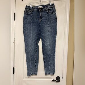 Lane Bryant Dark Acid Wash Curvy Fit, High-Rise Skinny Size 14W Women’s Jeans